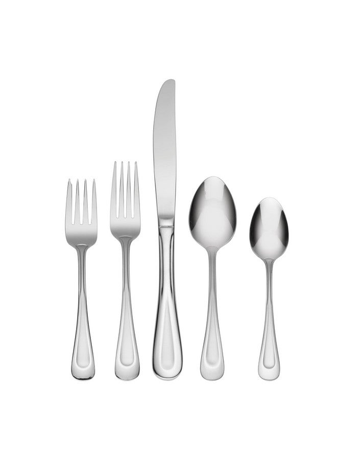 Oneida Satin Sand Dune 20-Piece Stainless-Steel Flatware Set, Service for 4 - Image 1
