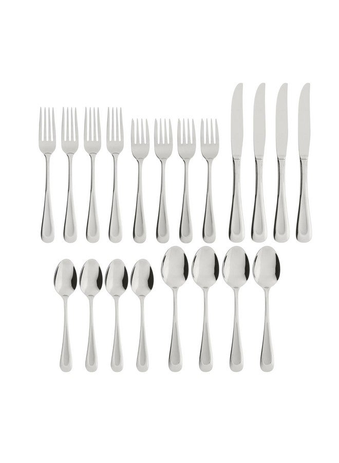 Oneida Satin Sand Dune 20-Piece Stainless-Steel Flatware Set, Service for 4 - Image 2