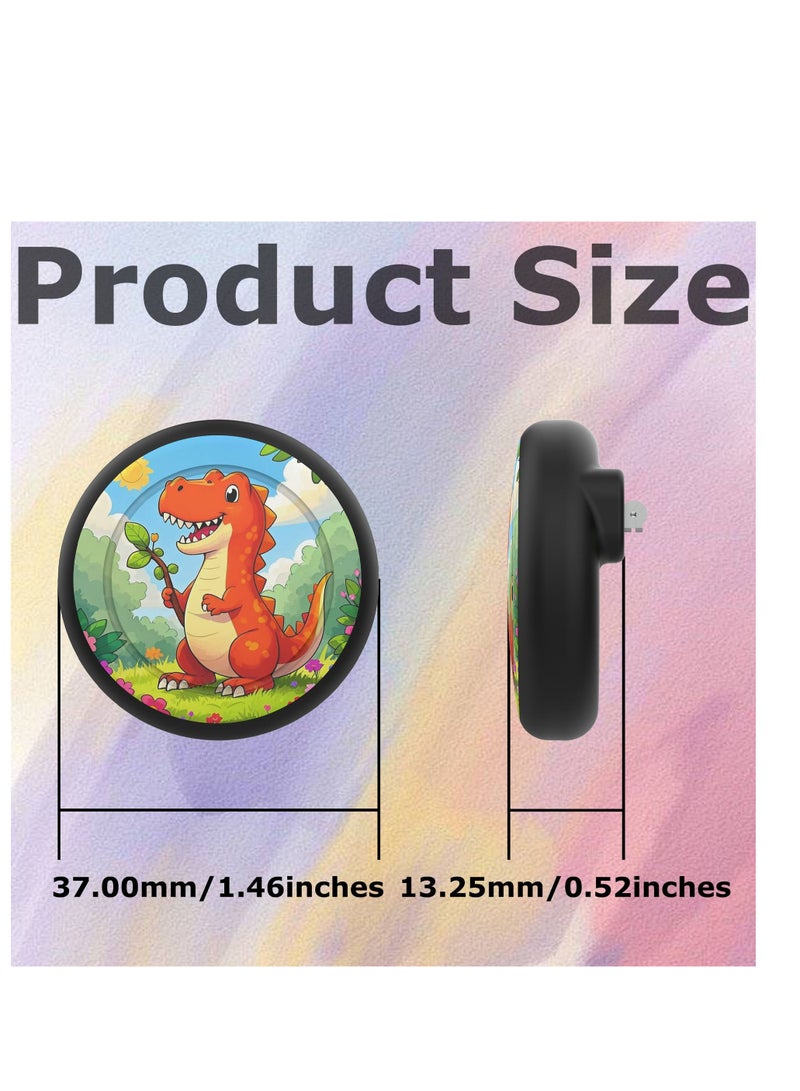 Innoshine 2 Pack Fun cartoon AirTag Case for Boys and Girls Silicone AirTag Holder for Kids  Anti-Lost AirTag Cover with Safety Pin - Image 3