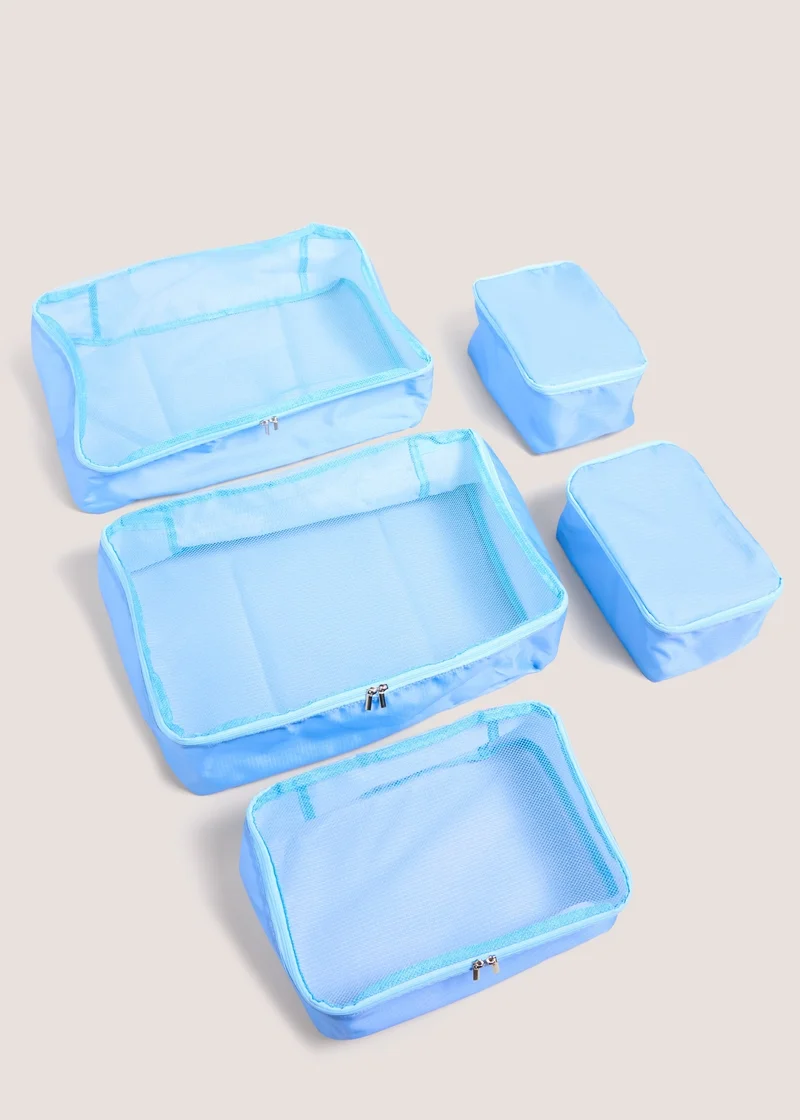 ماتلان 5 Pack Blue Packing Cubes