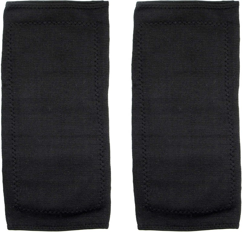 JUMISEE 1 Pair Men Women Warm Fleece Lined Knee Pad Sleeve Leg Warmer Cotton Thermal Knee Support for Arthritis Pain Relief Yoga, XL - Image 2