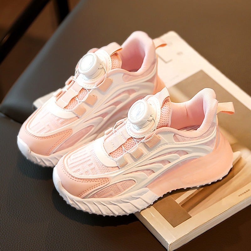 Girls'' Sports Shoes 2025 New Model for Ages 6-10, Twist Shoes for 7-8 Year Olds, Autumn Mesh Breathable Shoes for Middle and Older Children - Image 4