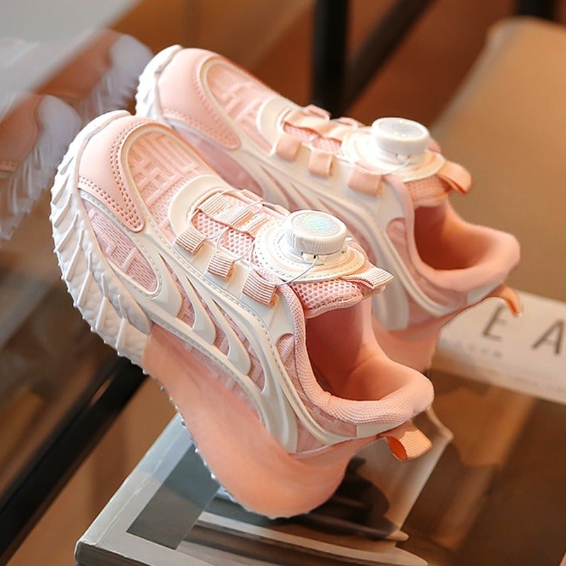 Girls'' Sports Shoes 2025 New Model for Ages 6-10, Twist Shoes for 7-8 Year Olds, Autumn Mesh Breathable Shoes for Middle and Older Children - Image 5