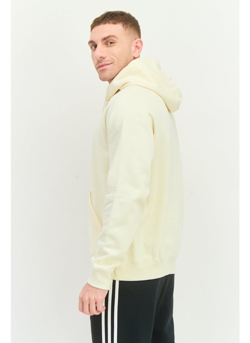 Adidas - Men Sportswear Fit Long Sleeve Outdoor Hoodie, Cream - Image 1
