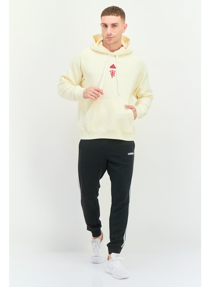 Adidas - Men Sportswear Fit Long Sleeve Outdoor Hoodie, Cream - Image 1
