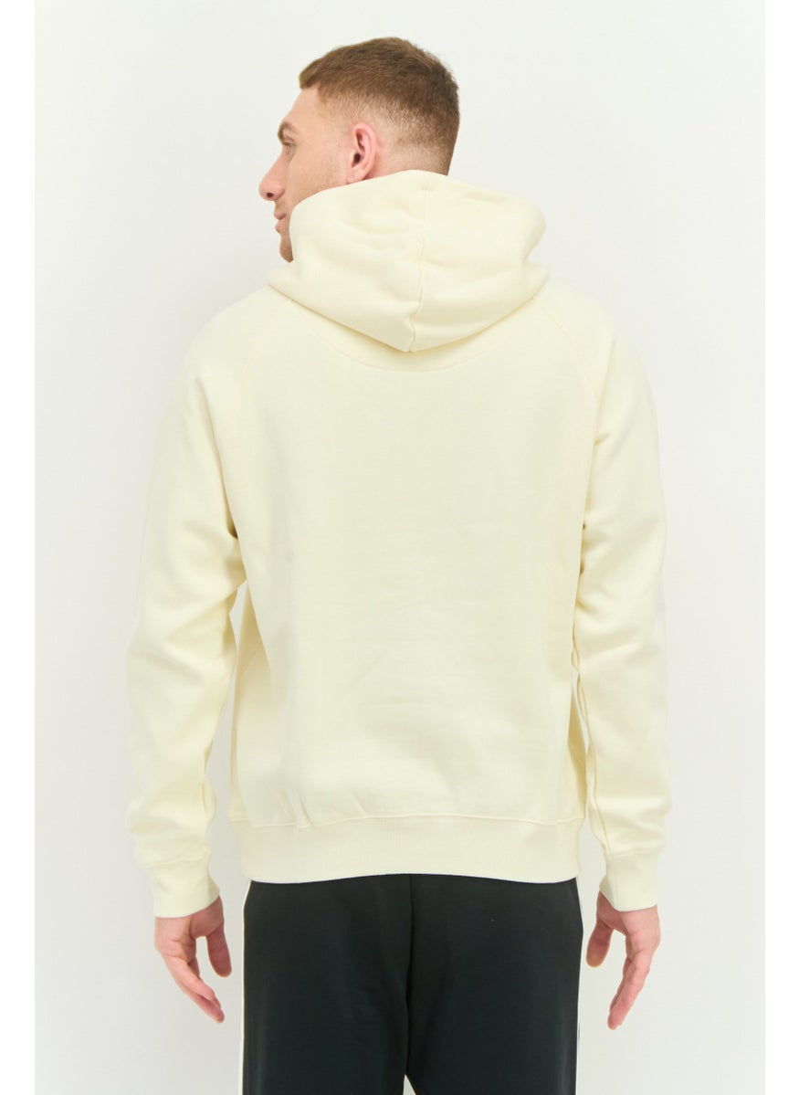 Adidas - Men Sportswear Fit Long Sleeve Outdoor Hoodie, Cream - Image 1