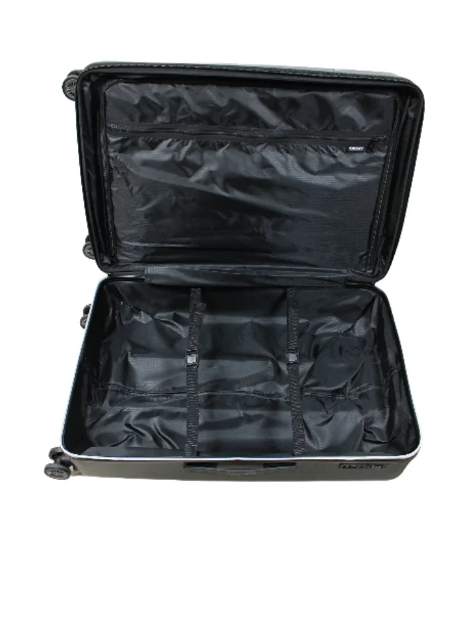 DKNY Black DKNY SOHO Hardside Luggage on Wheels for Unisex | Ultra Lightweight ABS on with Spinner Wheels 4 Color Black  | Best Price UAE