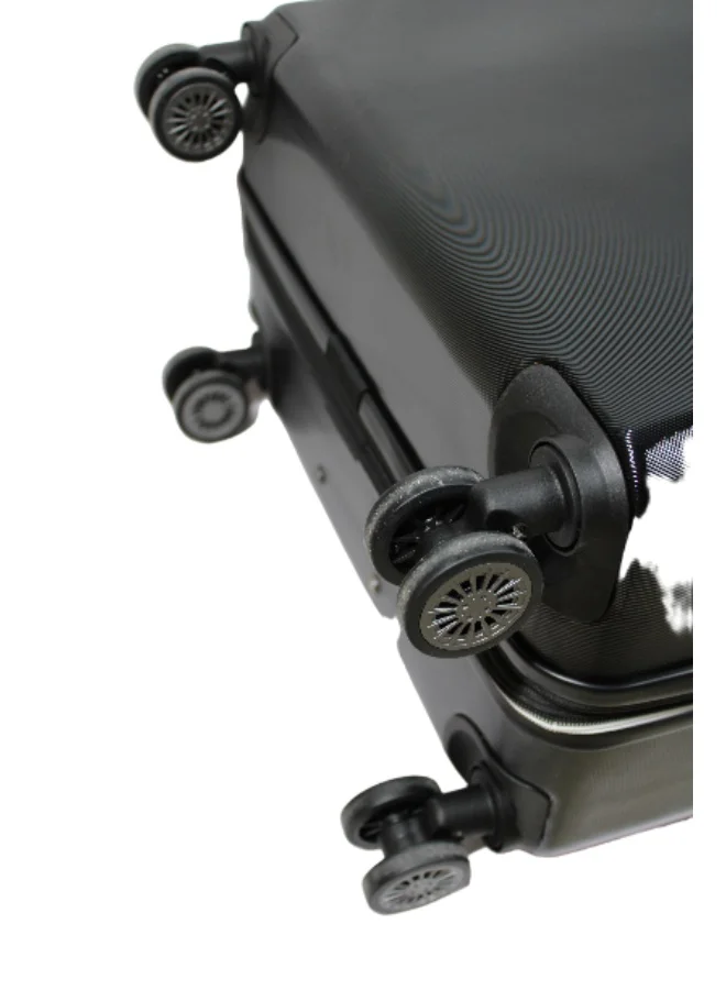 DKNY Black DKNY SOHO Hardside Luggage on Wheels for Unisex | Ultra Lightweight ABS on with Spinner Wheels 4 Color Black  | Best Price UAE