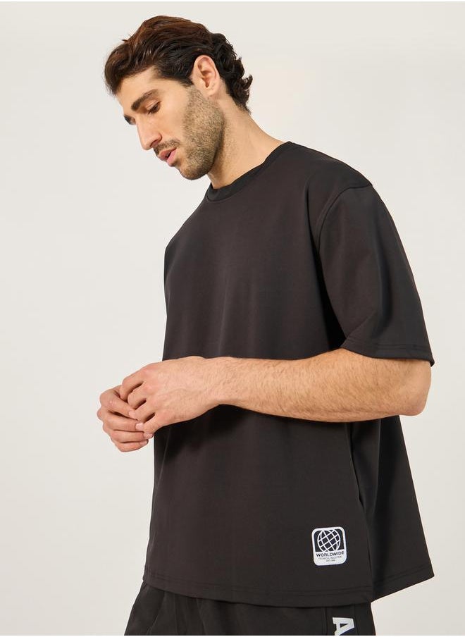 Styli Oversized Scuba Patch Detail T-Shirt  - Image 1