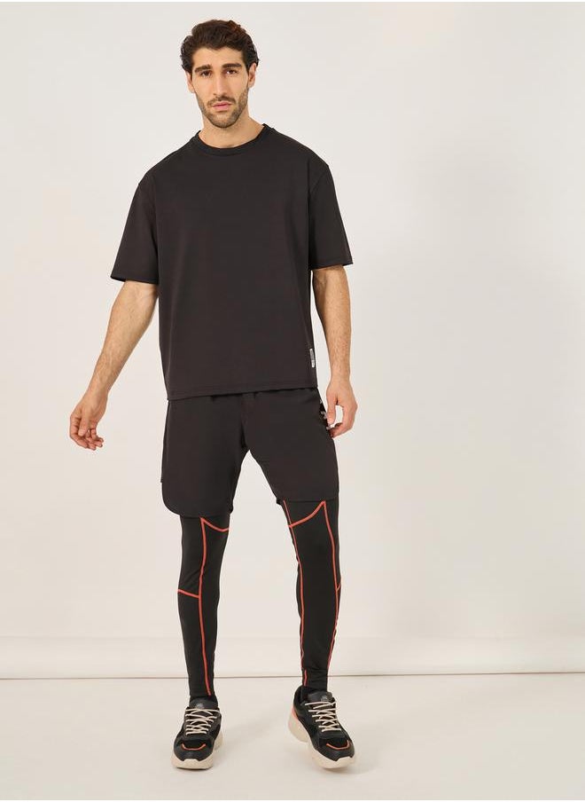 Styli Oversized Scuba Patch Detail T-Shirt  - Image 2