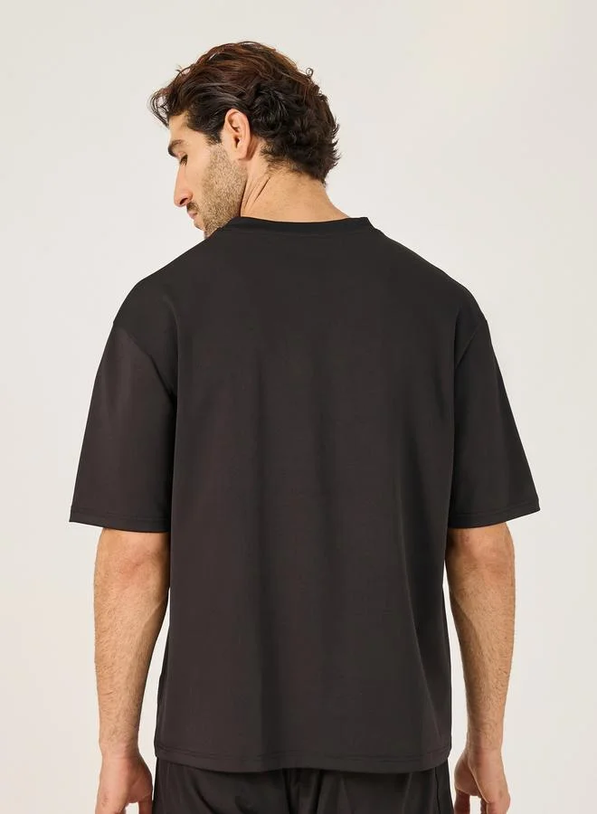 Styli Oversized Scuba Patch Detail T-Shirt