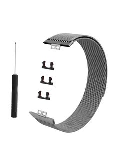 Replacement Strap For Huawei Watch Fit Milanese Watch Band Titanium Grey