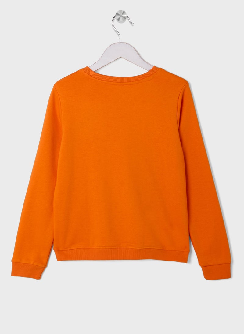 Pinata Girls High Neck Soild Sweatshirt - Image 2