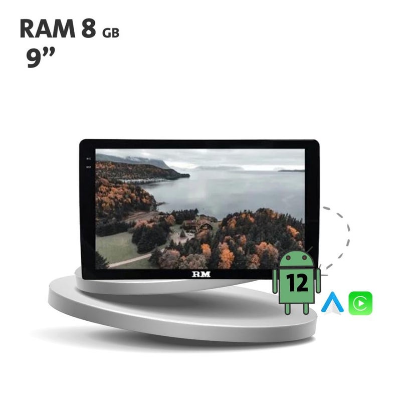 رودماستر M-2988U شاشة فريم رودماستر 9 انش و أندرويد 12 + رام 8 جيجا وذاكرة داخلية 128 جيجا وتقنيةQLED مع شريحة 4G - Image 1