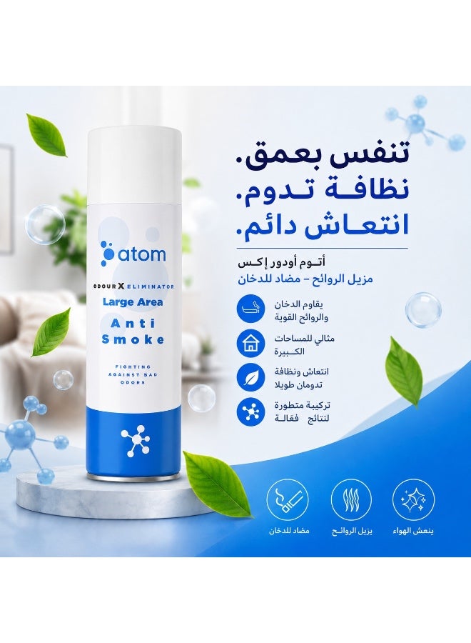 Atom: Anti Smoke & Odor ِEliminator  – 600ml - New Design - Image 4