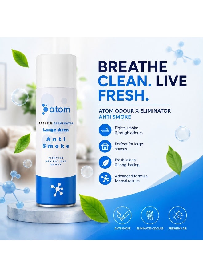 Atom: Anti Smoke & Odor ِEliminator  – 600ml - New Design - Image 3