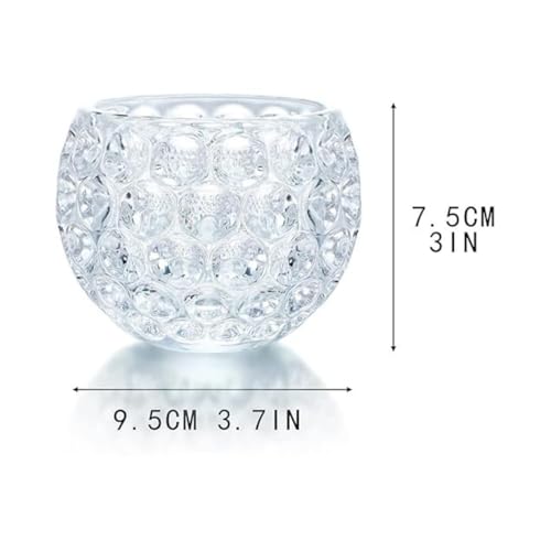 VERVENIX Tea Light Candle Holder Pack of 2, Warm White| Flameless & Smokeless Home Decorative Candles - Transparent Acrylic LED Tea Light Candles for Christmas, Festivals - Image 3