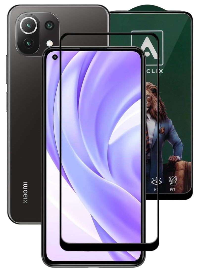 ACLIX Antistatic ESD Dustproof Premium Quality High Definition Tempered Glass Screen Protector Designed For Xiaomi Mi 11 Lite - Image 1