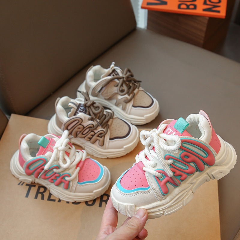 Mesh Sneakers Lightweight Flexible Sole Walking Shoes For Kids Indoor And Outdoor Activities - Image 3