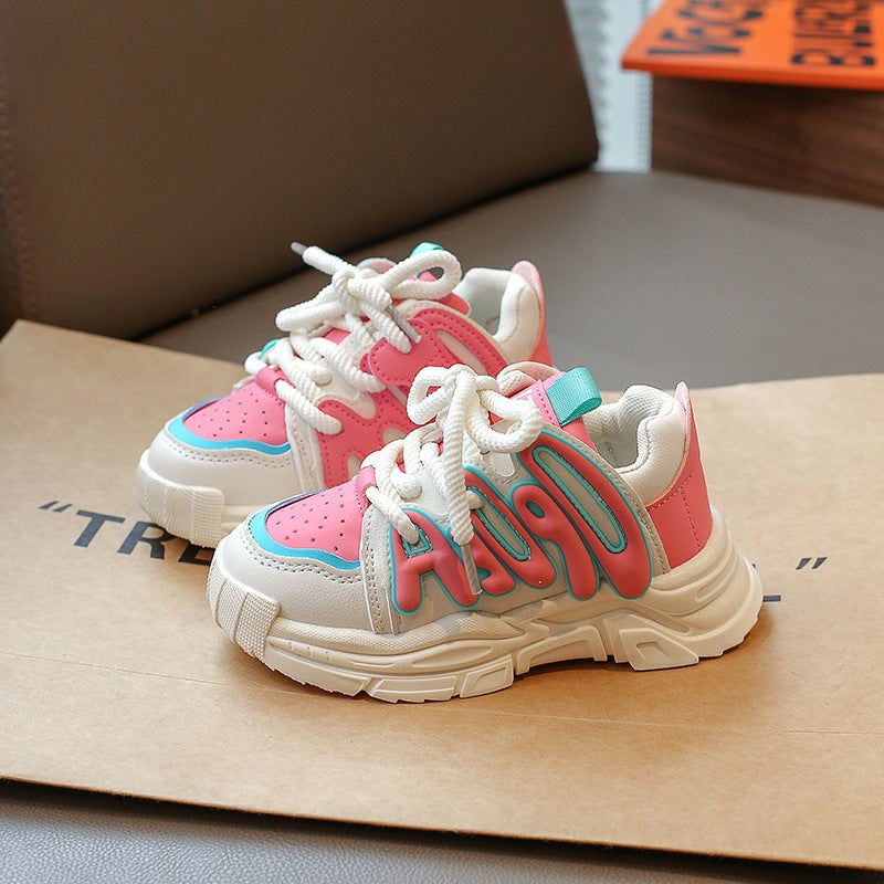 Mesh Sneakers Lightweight Flexible Sole Walking Shoes For Kids Indoor And Outdoor Activities - Image 4