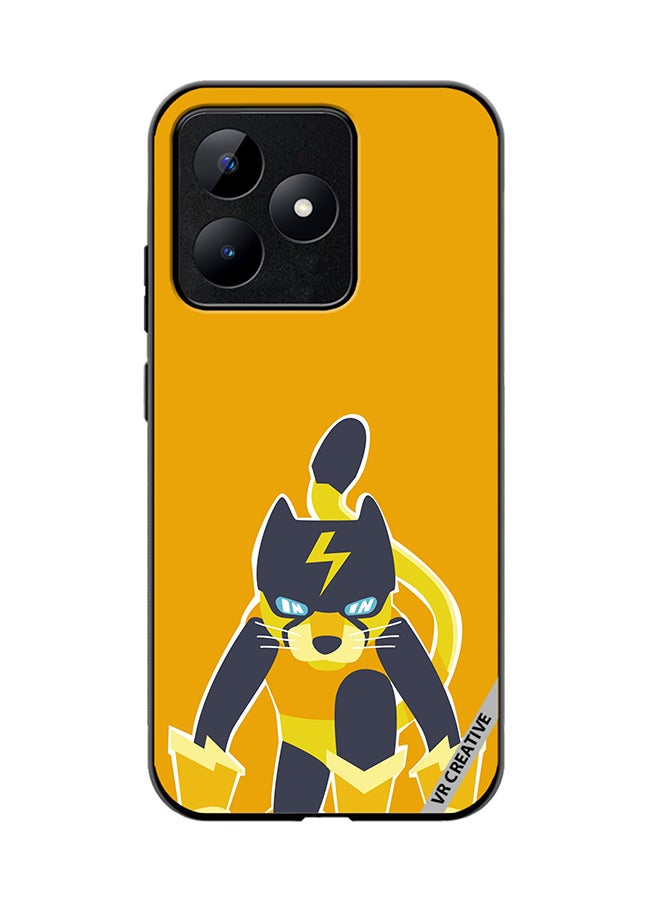 VR CREATIVE Protective Case Cover For Realme C53 Super Cat Design Multicolour - Image 1