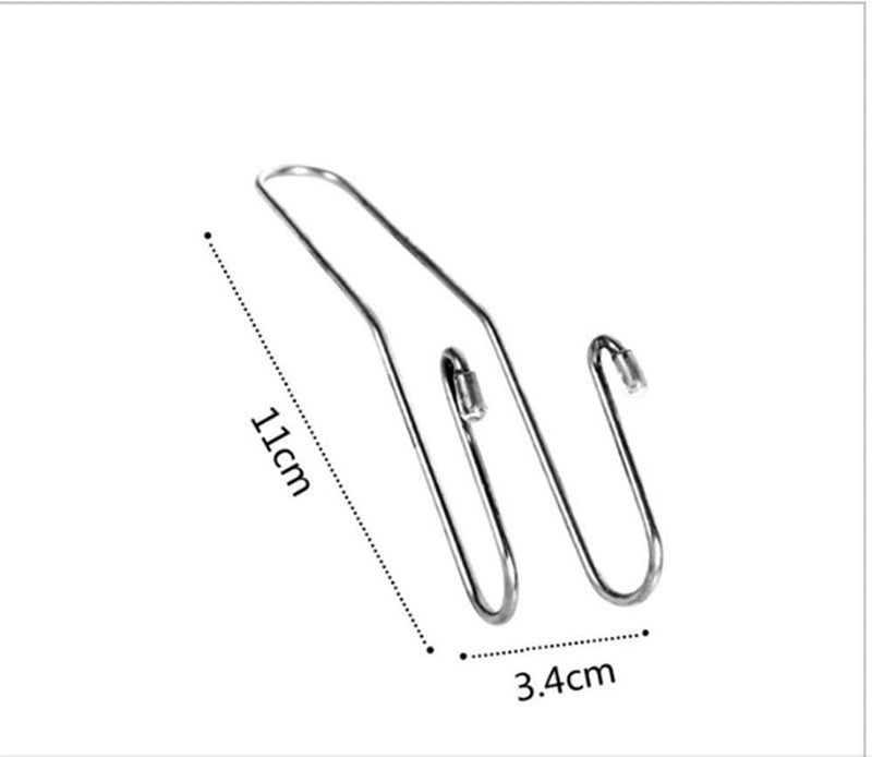 LIFE TIME Pack of 2 Car Hooks Headrest Hook Multi-Purpose Hangers for Clothing Handbags Groceries & Shopping Backseat Bag Orgainser Steel Hooks - Image 5