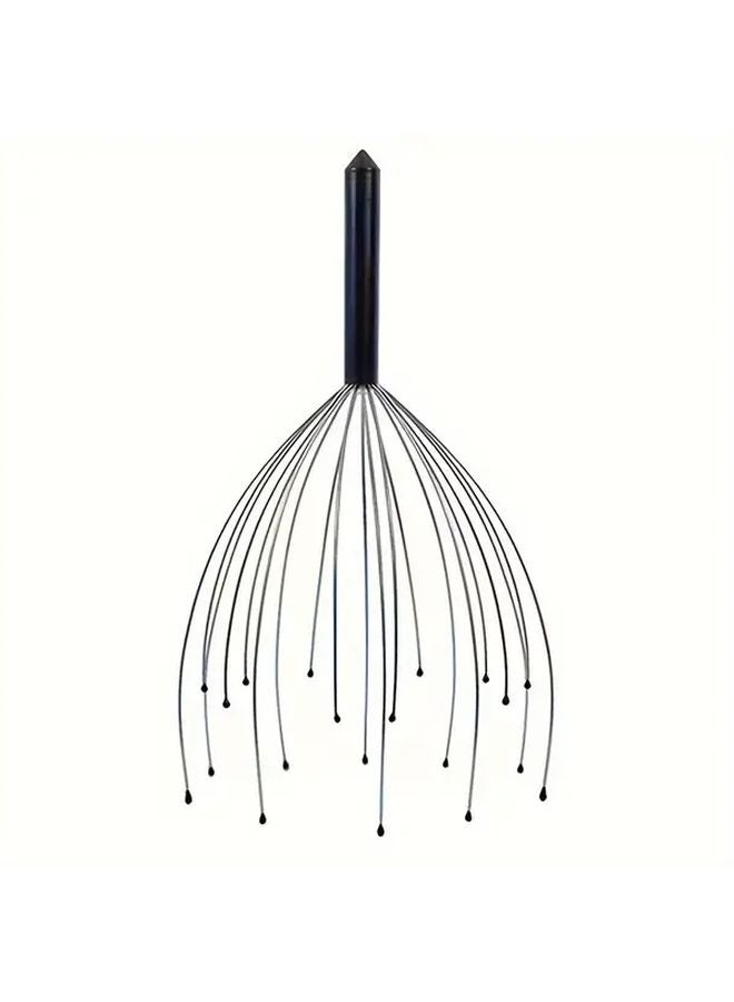 مساج فروة الرأس اليدوي 1 قطعة للاسترخاء العميق وظيفة تنظيف فروة الرأس مثالي للرجال والنساء - Image 2