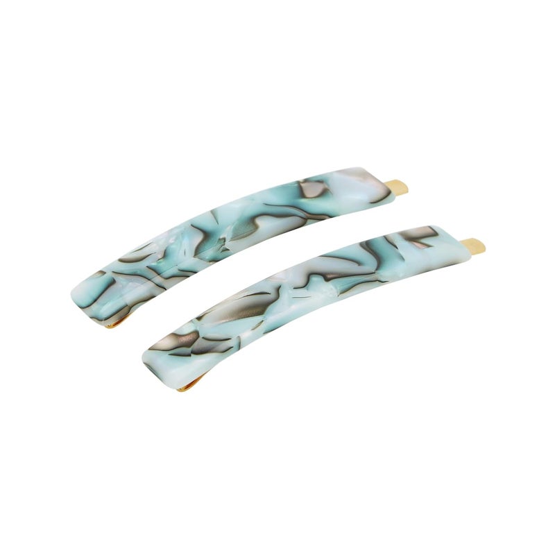 France Luxe Mod Bobby Pin Pair  Classic  South Sea