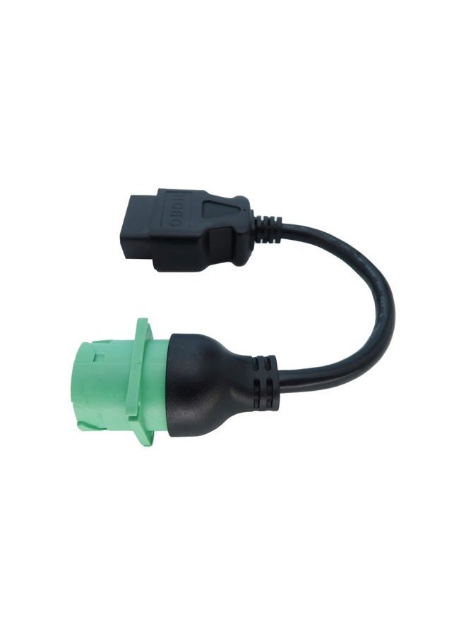 MITOB OBD2 Male to 9pin J1939 Female Adapter Cable OBDII to Green J1939 - Image 5