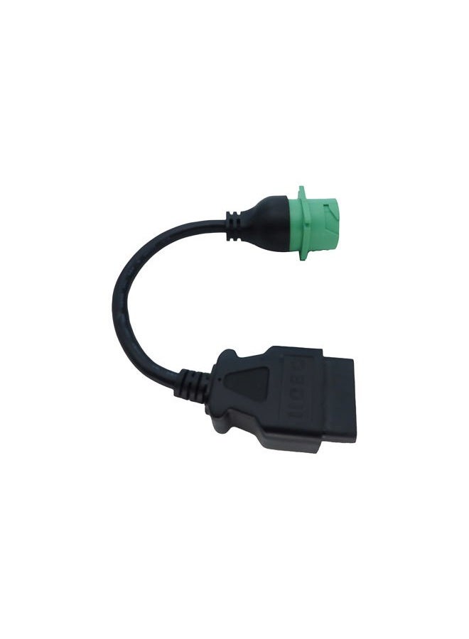 MITOB OBD2 Male to 9pin J1939 Female Adapter Cable OBDII to Green J1939 - Image 3