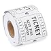 DGBDPACK 250 Raffle Tickets 5050 Double Roll Tickets for Raffles Carnival Door Prizes and Class Reward White - Image 3