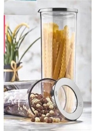 vip ahmet - Round Storage Container 2 x 1750 ml Smoked - Image 1