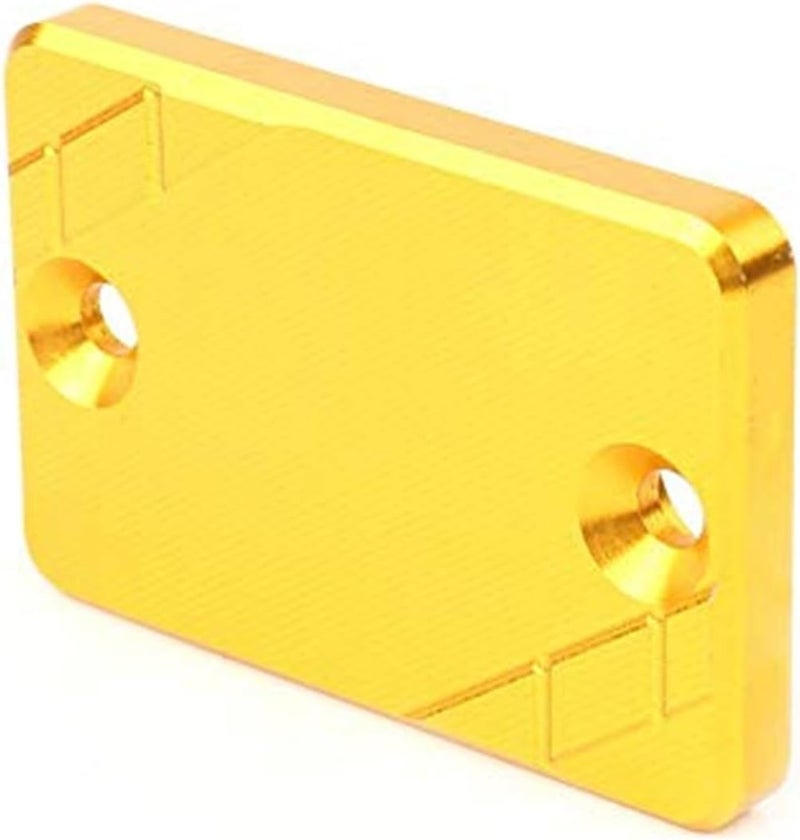 QASULER Motorcycle Brake Fluid Reservoir Cap - Gold - Image 2