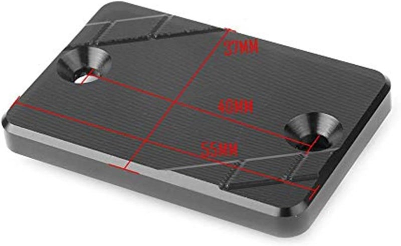 QASULER Motorcycle Brake Fluid Reservoir Cap - Gold - Image 3