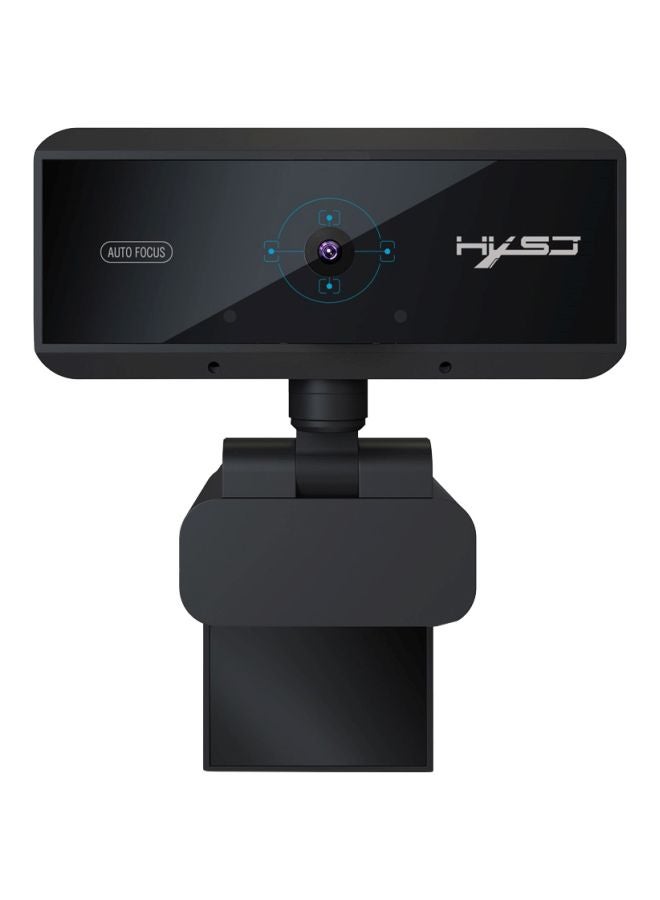 NIBEMINENT 1080P Auto Focus Webcam Black  - Image 1