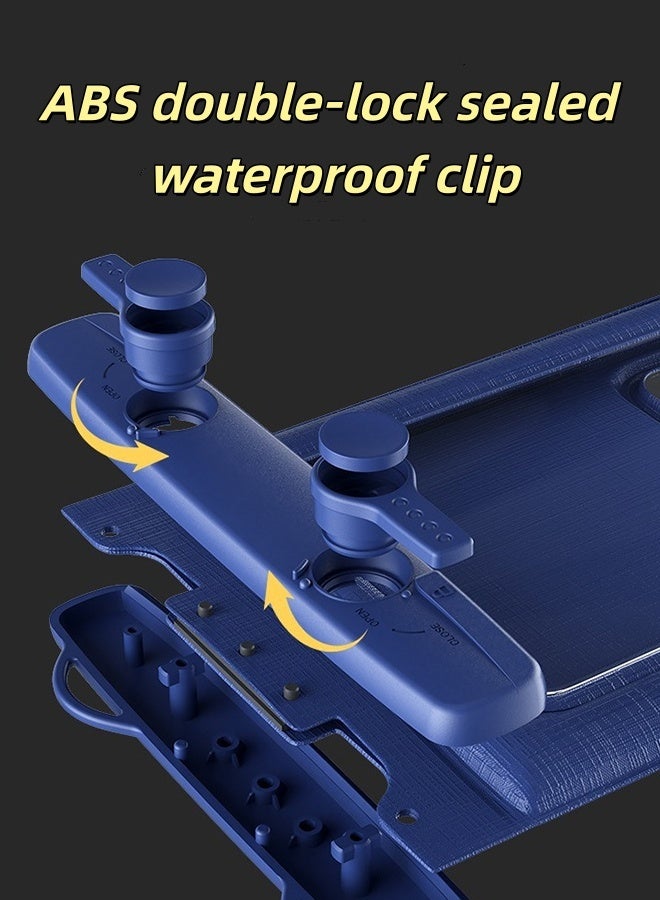 JCB CHIC IPX8 Waterproof Phone Pouch with Double Sealed Lock & Adjustable Crossbody Lanyard,Floating Universal Cell Phone Dry Bag for Water Park, Swimming, Beach, Boating - Image 5
