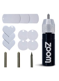 Silhouette Cameo 4 Cameo 5 Engraving Embossing & Etching Tool; 3 In 1 Silhouette Etching Starter Kit For Use In Cameo 4 & 5 Silhouette Machine Cameo 4 Pro Or Cameo 4 Plus By Zoom Precision