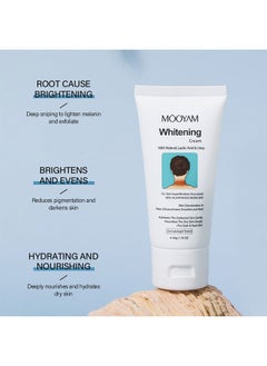 MOOYAM Whitening Cream With Retional,Lactic Acid & Urea - Dermatologist Tested Retinol Cream , Hyperpigmentation Removal Cream , For Dark Body Parts like Neck Ankles Knuckles Armpits 50g  - Image 3