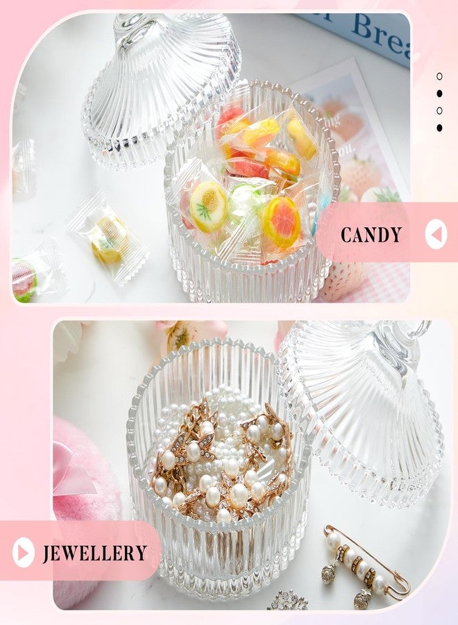 Tioncy 3 Pcs Large Body Powder Puff and Container Powder Container with Puff Crystal Case Soft Washable Reusable Velour Face Body Glitter Wet Dry Makeup(Simple,Clear) - Image 5