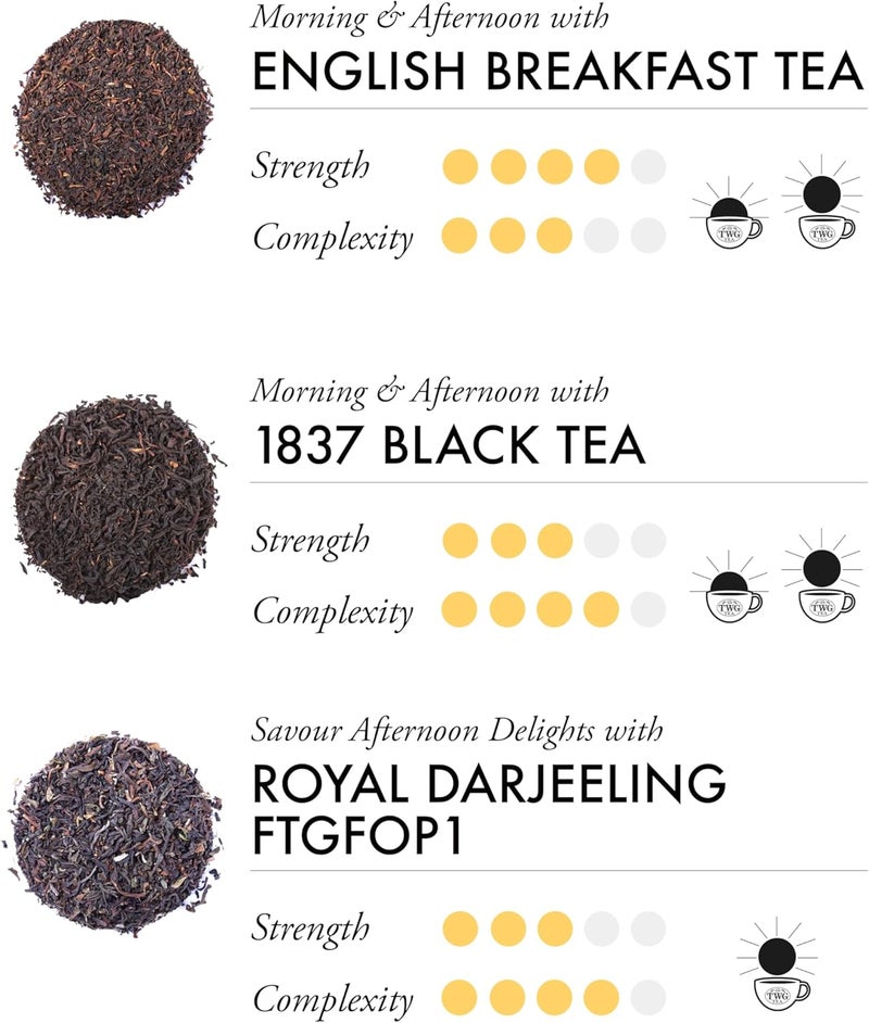 TWG Tea Empire Tea Selection Gift Set - 6 Exclusive Tea Blends with 30 Hand Sewn Cotton Tea Bags - Image 2
