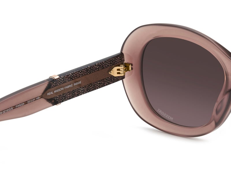 MISSONI Women Oval Sunglasses 53 MIS 0215/G/S - Image 4