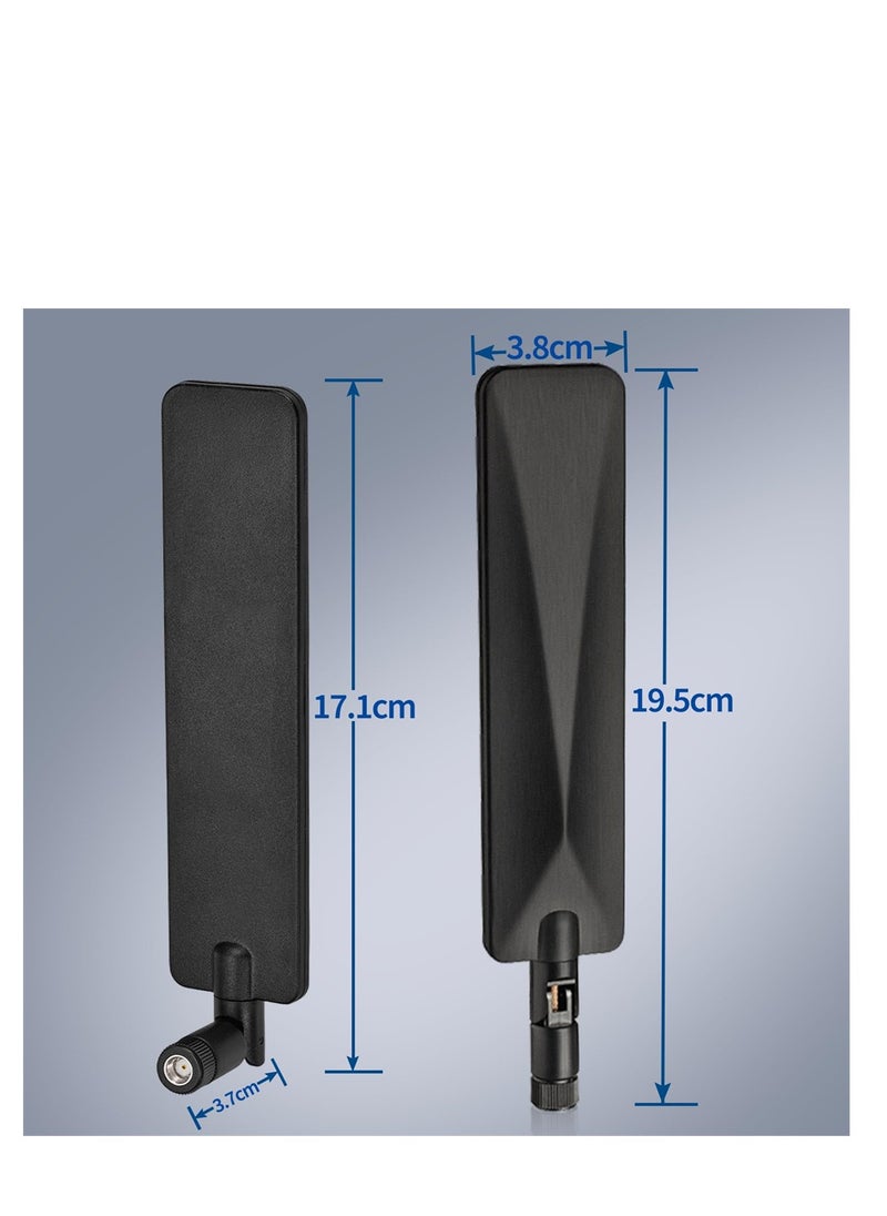 SYOSI Tri-Band WiFi 6E Antenna, 2.4GHz 5GHz 6GHz WiFi Antenna 5dBi MIMO RP-SMA Male Antenna for WiFi Router High-Speed Wireless Connections in Smart Homes and Offices (2-Pack)  - Image 4