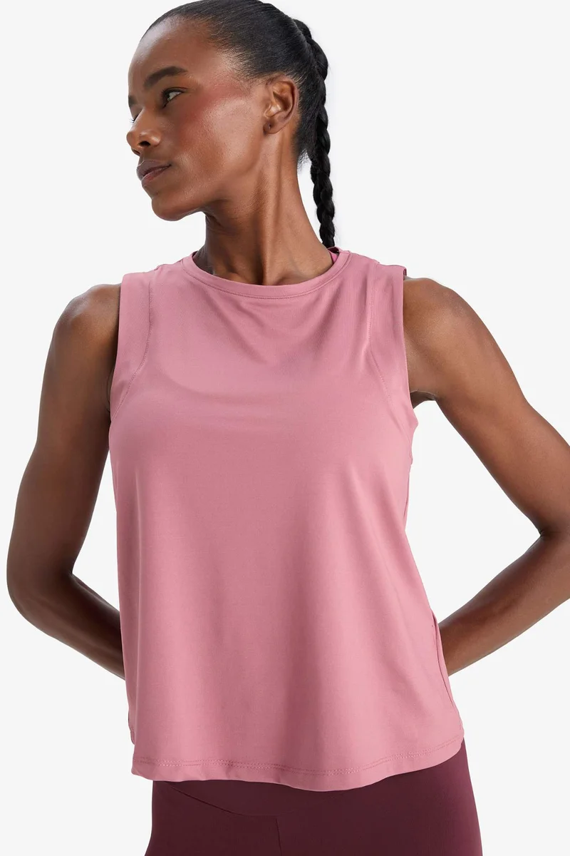 ديفاكتو DeFactoFit Regular Fit Crew Neck Sports Tank Top