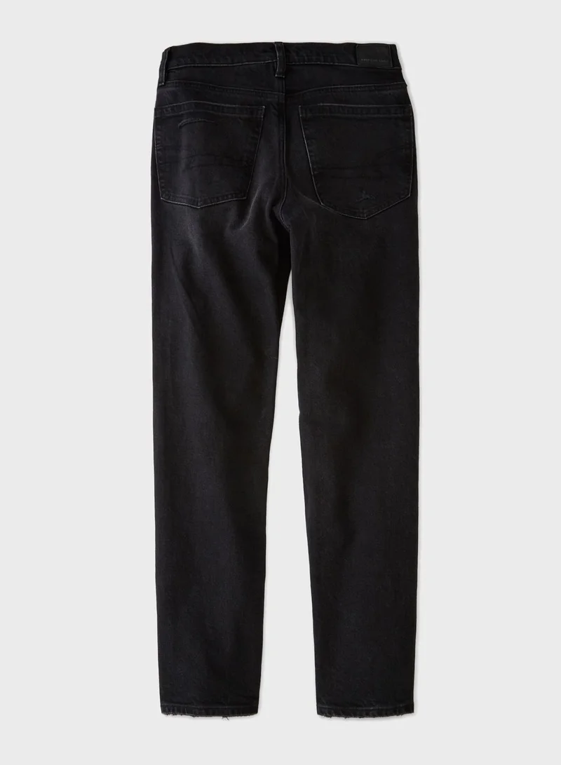 American Eagle High Waist Straight Fit Jeans