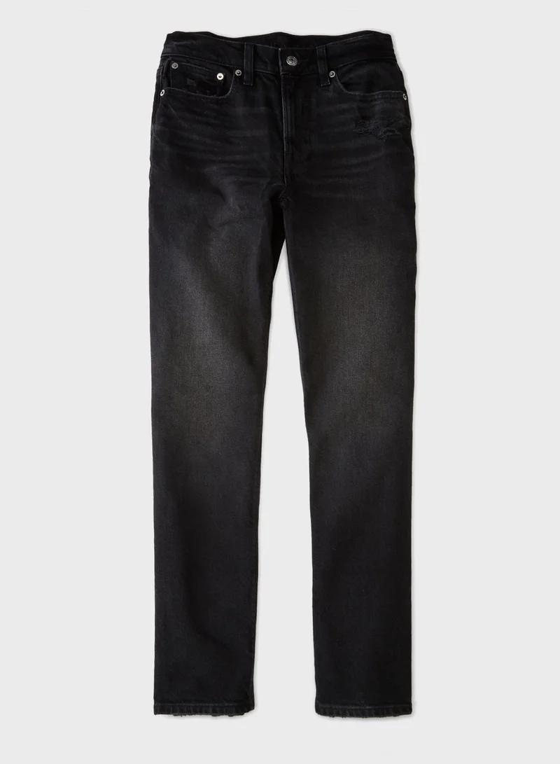 American Eagle High Waist Straight Fit Jeans
