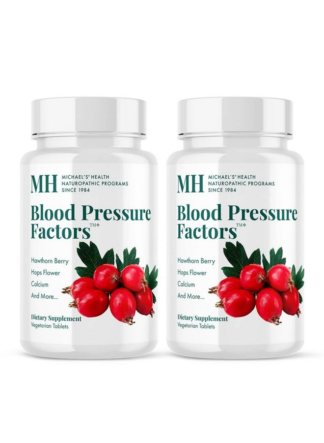 MICHAEL'S Health Naturopathic Programs Blood Pressure Factors - 180 Vegetarian Tablets, Pack of 2 - Provides Fluid Balance Support - Kosher - 120 Total Servings - Image 1