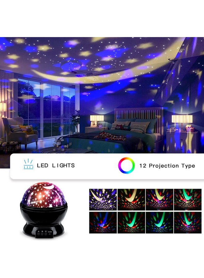 MOKOQI Car Truck Night Light Projector Toys for Boys Age 3-5 Toddler Tractor Nightlights 360 Degree Rotation with 17 Colors Changing Baby Ceiling Light Projector for Boys Girls Bedroom Decoration - Image 4