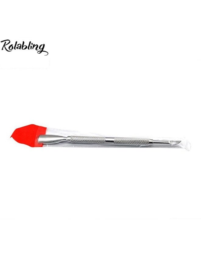 Rolabling Cuticle Nail Art Pusher Push Spoon Remover Manicure Pedicure - Image 5