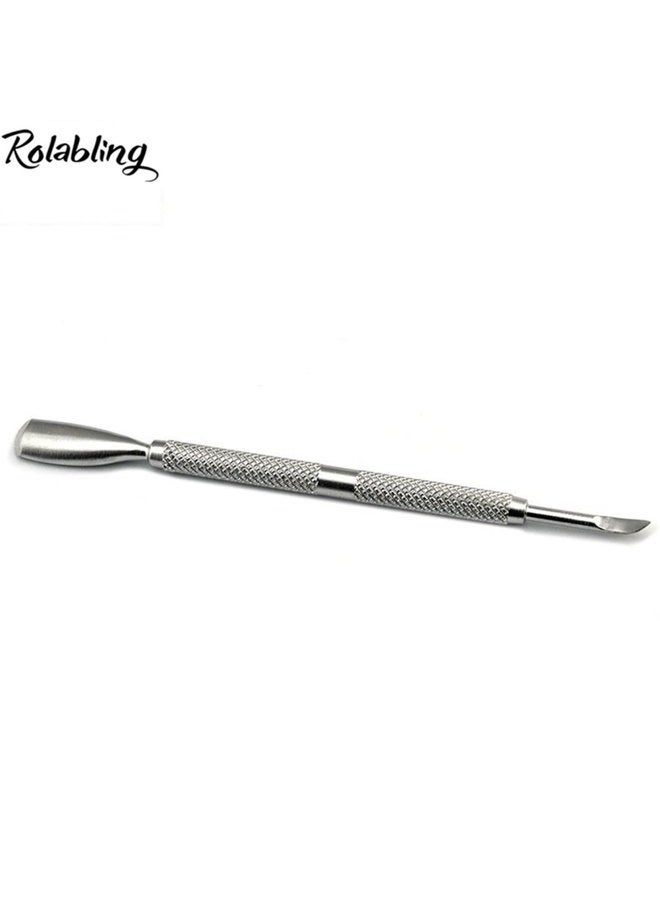 Rolabling Cuticle Nail Art Pusher Push Spoon Remover Manicure Pedicure - Image 4