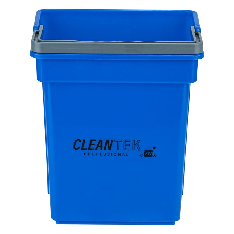 RestaurantwareClean Tek Professional 4 Quart Cleaning Bucket 1 Utility Pail with Handle  HeavyDuty Portable Blue Plastic Washing Pail Perfect for Household Outdoor Car Wash and More - Image 1